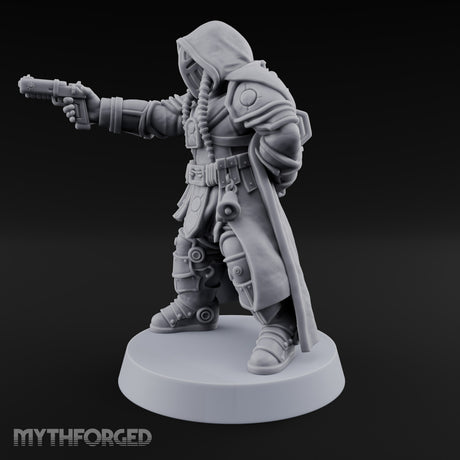 Barrel and Benediction Human Hooded Gunner B