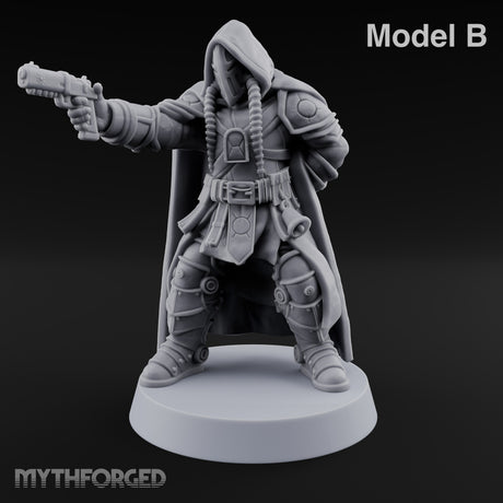 Barrel and Benediction Human Hooded Gunner B
