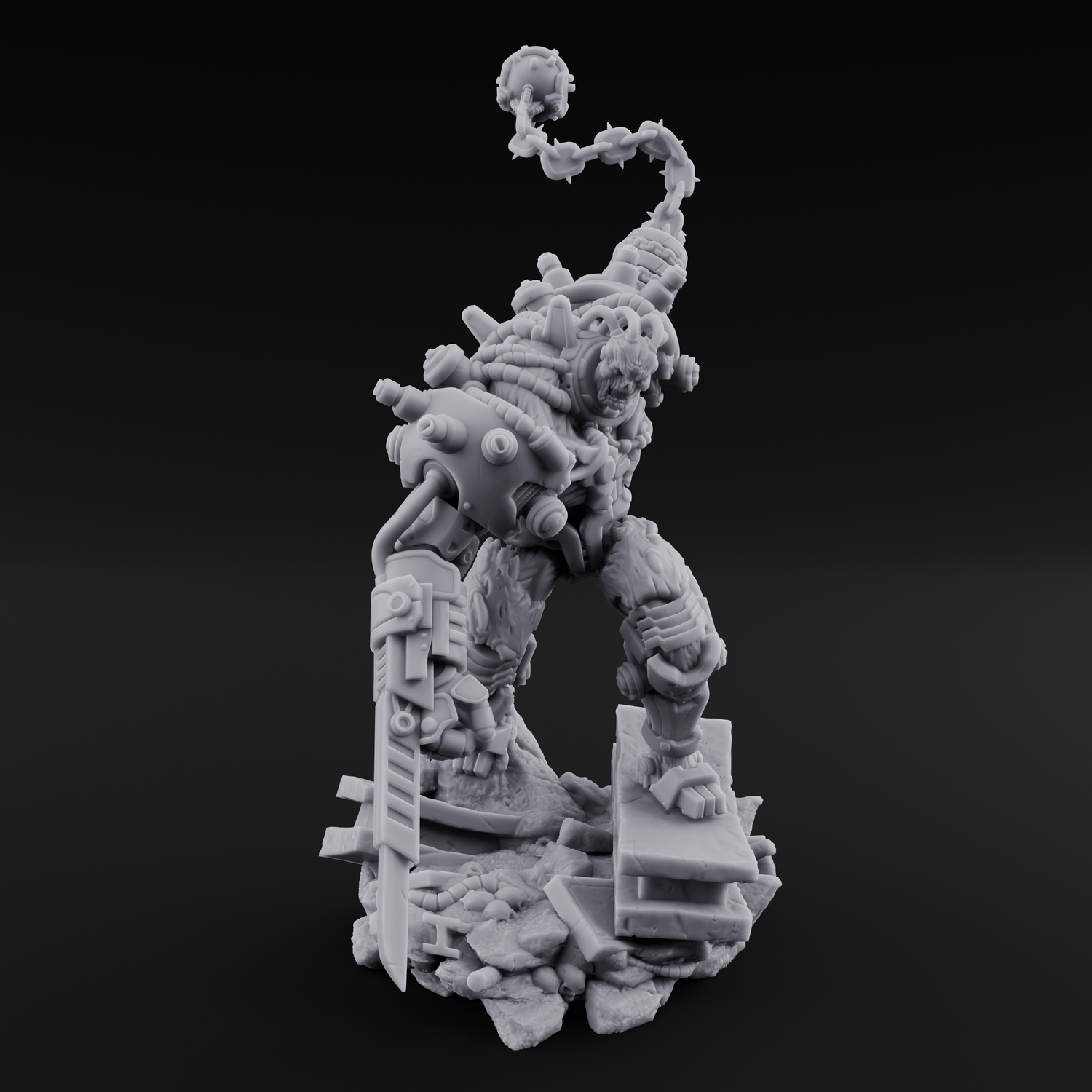 Stitched Together Wrong Necrolinked Wights Miniature for Dungeons and Dragons, Pathfinder or other TTRPGs