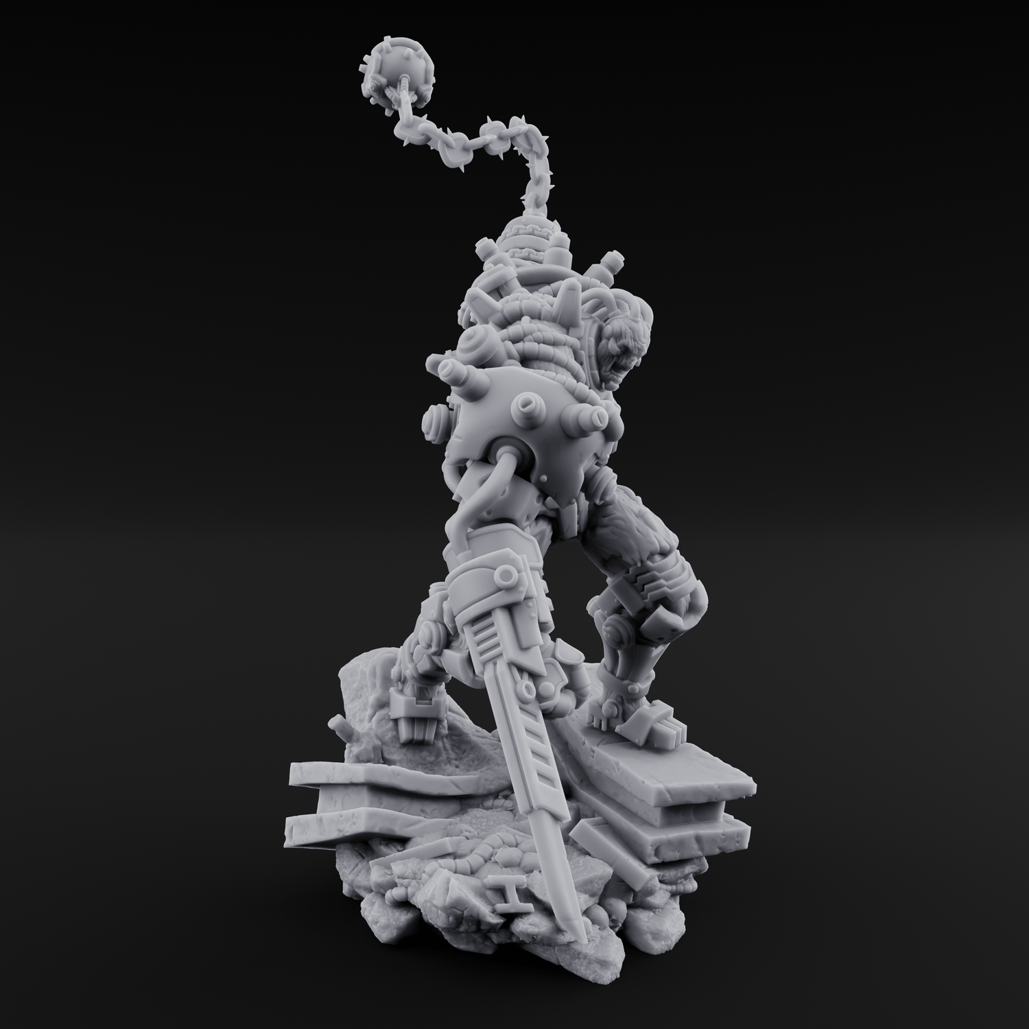 Stitched Together Wrong Necrolinked Wights Miniature for Dungeons and Dragons, Pathfinder or other TTRPGs