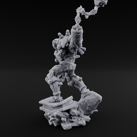 Stitched Together Wrong Necrolinked Wight A Miniature for Dungeons and Dragons, Pathfinder or other TTRPGs