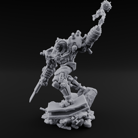 Stitched Together Wrong Necrolinked Wight A Miniature for Dungeons and Dragons, Pathfinder or other TTRPGs