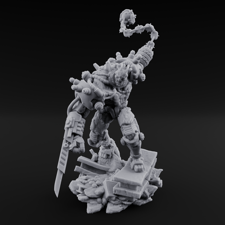 Stitched Together Wrong Necrolinked Wight A Miniature for Dungeons and Dragons, Pathfinder or other TTRPGs