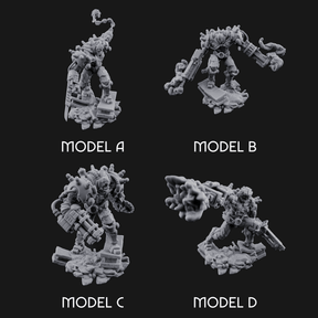Stitched Together Wrong Necrolinked Wights Miniature for Dungeons and Dragons, Pathfinder or other TTRPGs