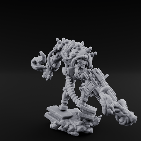 Stitched Together Wrong Necrolinked Wight B Miniature for Dungeons and Dragons, Pathfinder or other TTRPGs