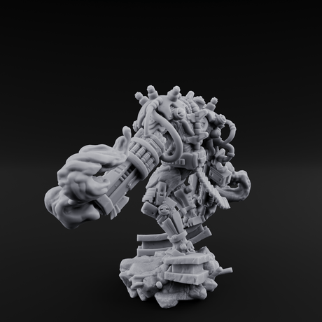 Stitched Together Wrong Necrolinked Wight B Miniature for Dungeons and Dragons, Pathfinder or other TTRPGs