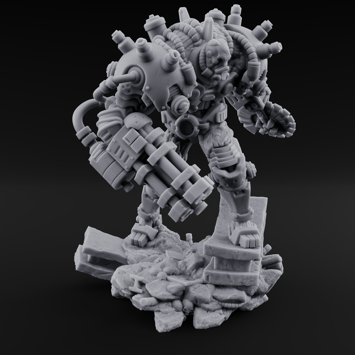 Stitched Together Wrong Necrolinked Wights Miniature for Dungeons and Dragons, Pathfinder or other TTRPGs