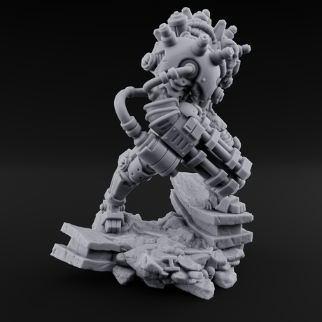 Stitched Together Wrong Necrolinked Wight C Miniature for Dungeons and Dragons, Pathfinder or other TTRPGs