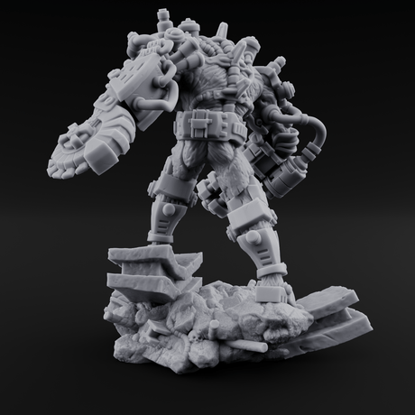 Stitched Together Wrong Necrolinked Wight C Miniature for Dungeons and Dragons, Pathfinder or other TTRPGs