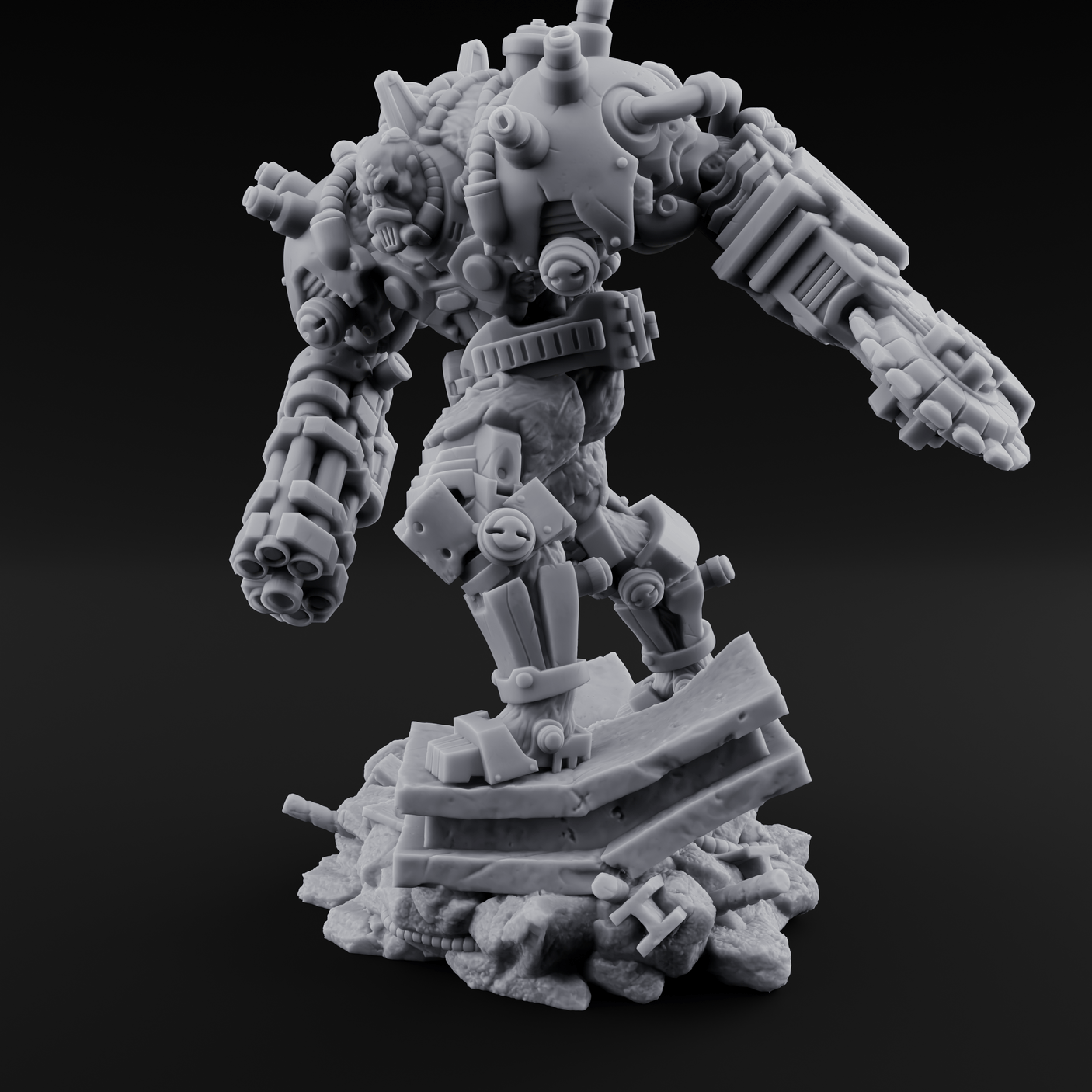 Stitched Together Wrong Necrolinked Wight C Miniature for Dungeons and Dragons, Pathfinder or other TTRPGs