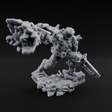 Stitched Together Wrong Necrolinked Wight D Miniature for Dungeons and Dragons, Pathfinder or other TTRPGs