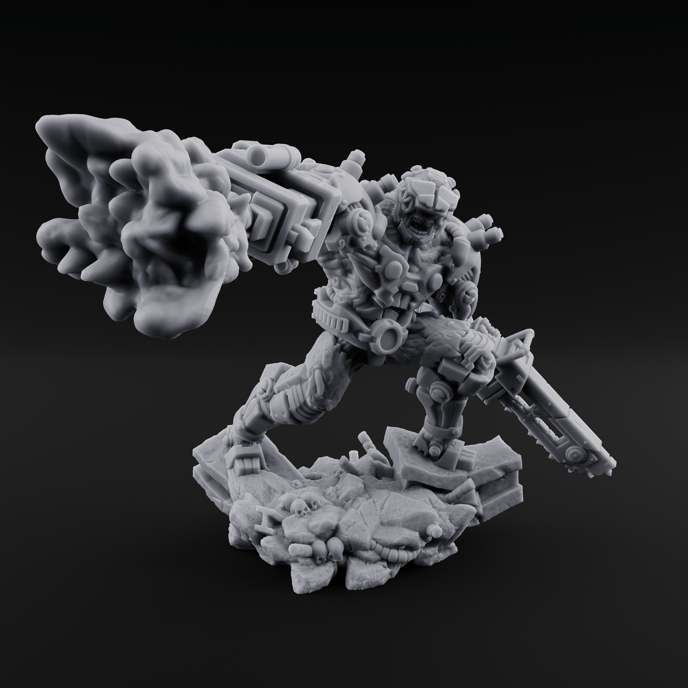 Stitched Together Wrong Necrolinked Wight D Miniature for Dungeons and Dragons, Pathfinder or other TTRPGs