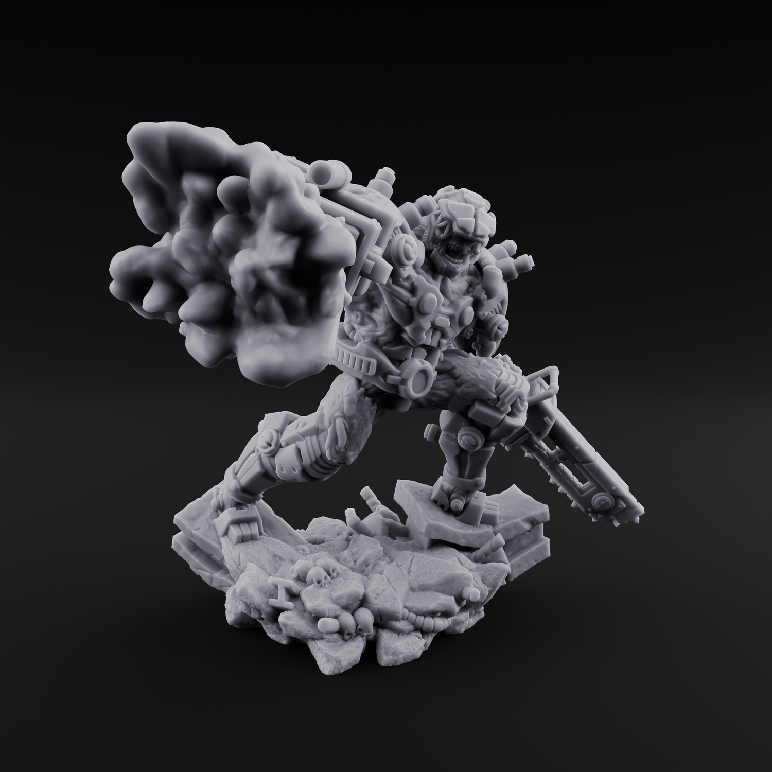 Stitched Together Wrong Necrolinked Wights Miniature for Dungeons and Dragons, Pathfinder or other TTRPGs