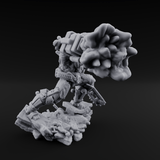 Stitched Together Wrong Necrolinked Wight D Miniature for Dungeons and Dragons, Pathfinder or other TTRPGs