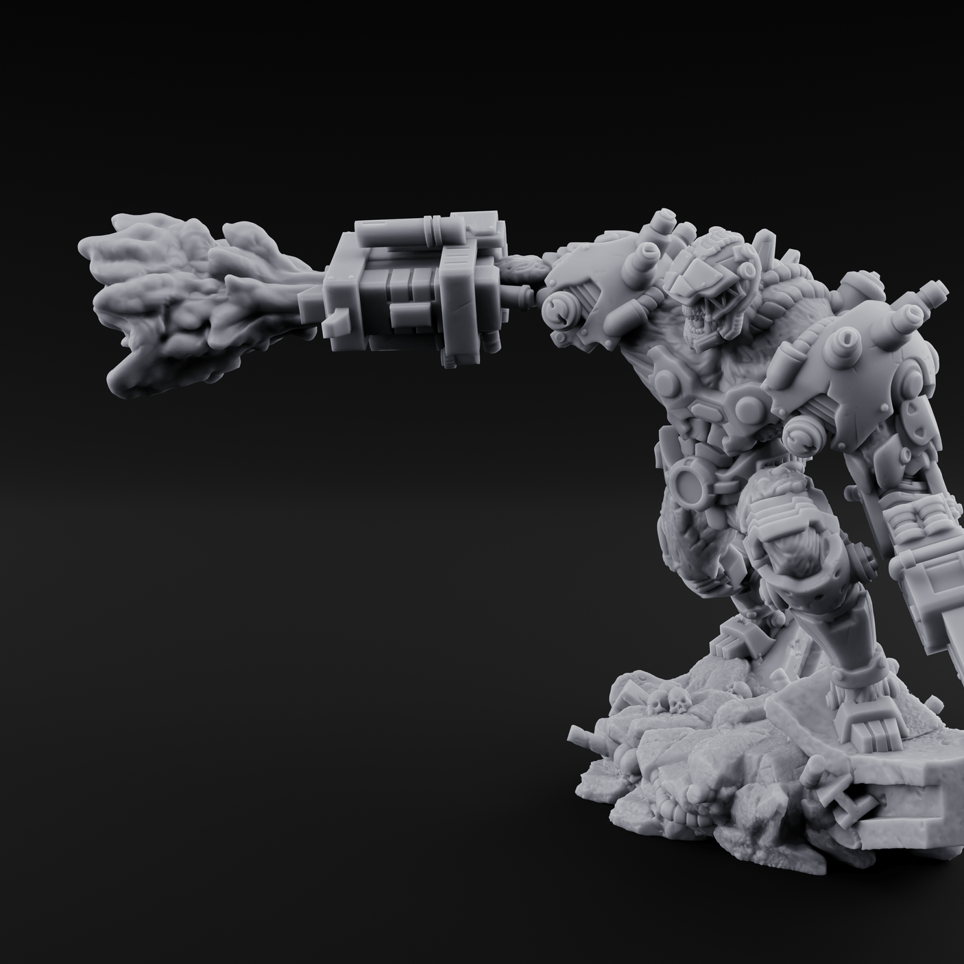 Stitched Together Wrong Necrolinked Wight D Miniature for Dungeons and Dragons, Pathfinder or other TTRPGs