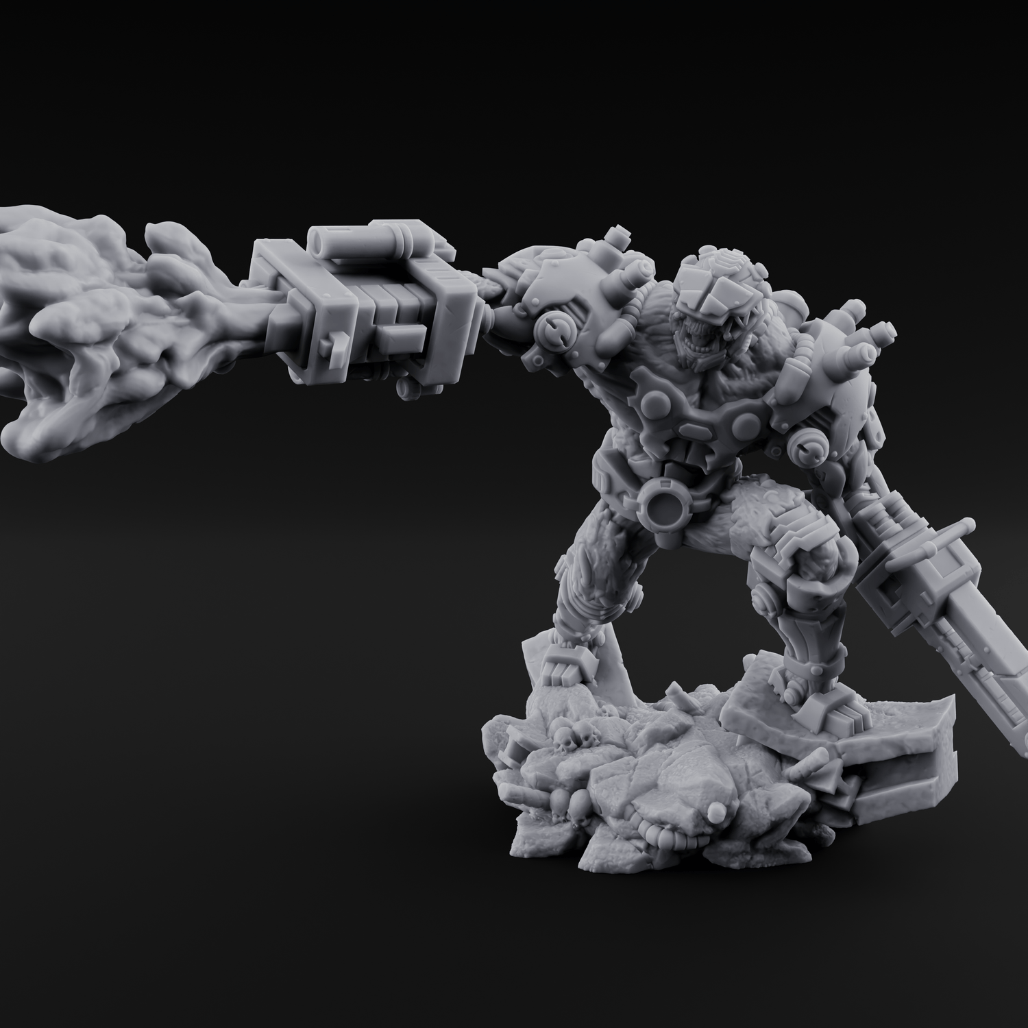 Stitched Together Wrong Necrolinked Wight D Miniature for Dungeons and Dragons, Pathfinder or other TTRPGs
