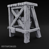 Everything Coming Up Roses Wooden Florist Market Piece B