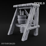 Everything Coming Up Roses Wooden Florist Market Piece B