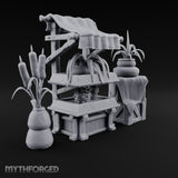 Everything Coming Up Roses Wooden Florist Market Piece D