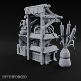 Everything Coming Up Roses Wooden Florist Market Piece D
