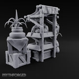 Everything Coming Up Roses Wooden Florist Market Piece D