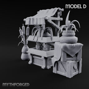 Everything Coming Up Roses Wooden Florist Market Piece D