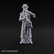 Flute Playing Elf Bard