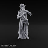 Flute Playing Elf Bard