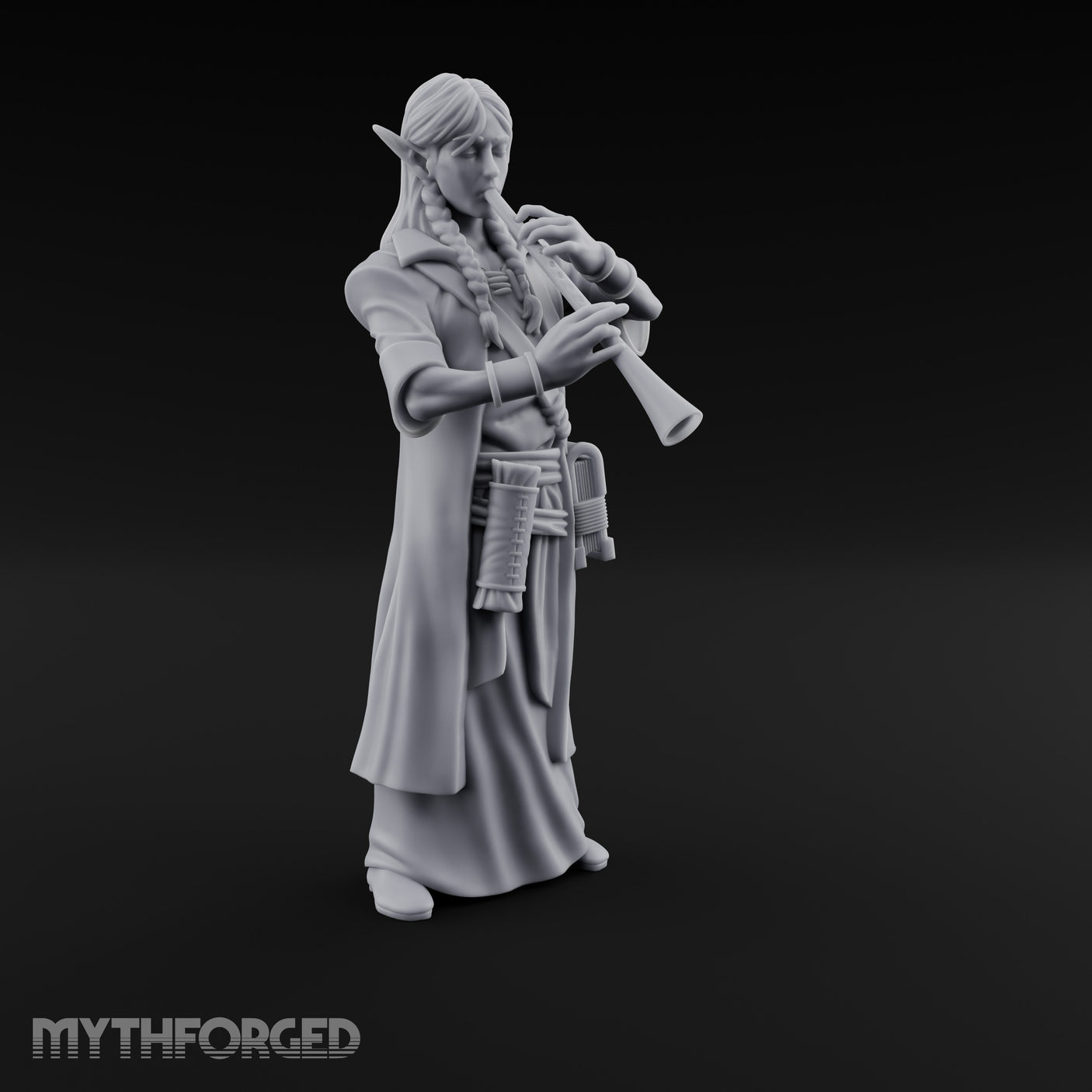 Flute Playing Elf Bard gallery 2