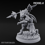 Aztec Inspired Spear Held High Hobgoblin Warrior A Miniature for Dungeons and Dragons, Pathfinder or other TTRPGs
