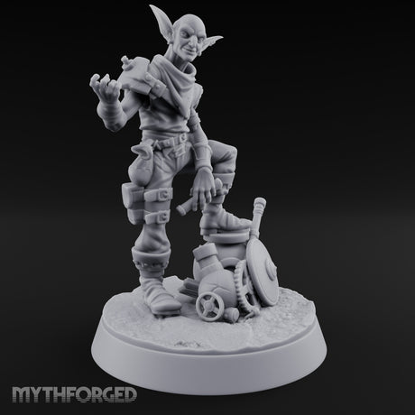 Foot Propped Gear Lounging Goblin Scrap Merchant gallery 2