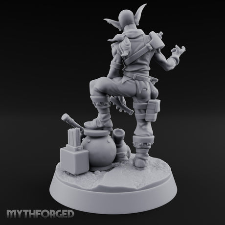 Foot Propped Gear Lounging Goblin Scrap Merchant gallery 5
