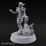 Foot Propped Gear Lounging Goblin Scrap Merchant gallery 8