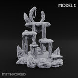 Wardens of the Mossy Threshold Forest Shrine Terrain Set — C