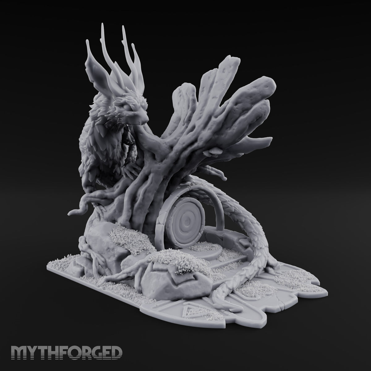Wardens of the Mossy Threshold Forest Shrine Terrain Set — D