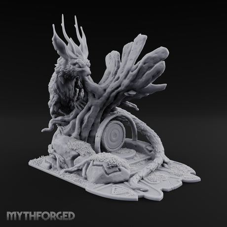 Wardens of the Mossy Threshold Forest Shrine Terrain Set — D