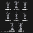 Antlered Cavalry Charging Wild Hunt Riders Miniature for Dungeons and Dragons, Pathfinder or other TTRPGs