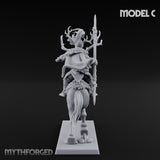 Antlered Cavalry Charging Wild Hunt Rider C Miniature for Dungeons and Dragons, Pathfinder or other TTRPGs