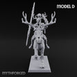 Antlered Cavalry Charging Wild Hunt Rider D Miniature for Dungeons and Dragons, Pathfinder or other TTRPGs