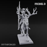 Antlered Cavalry Charging Wild Hunt Rider D Miniature for Dungeons and Dragons, Pathfinder or other TTRPGs