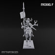 Antlered Cavalry Charging Wild Hunt Rider F Miniature for Dungeons and Dragons, Pathfinder or other TTRPGs
