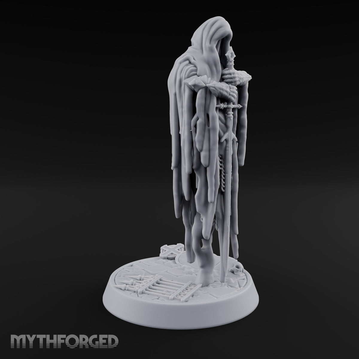 Mourning Without Mourners Wraith Hooded Spirit A
