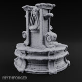 Drink Deep, Stone Is Patient Ornate Stone Fountain — Snow