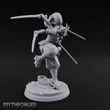 Four Blades Spinning Oni Bladedancer gallery 2