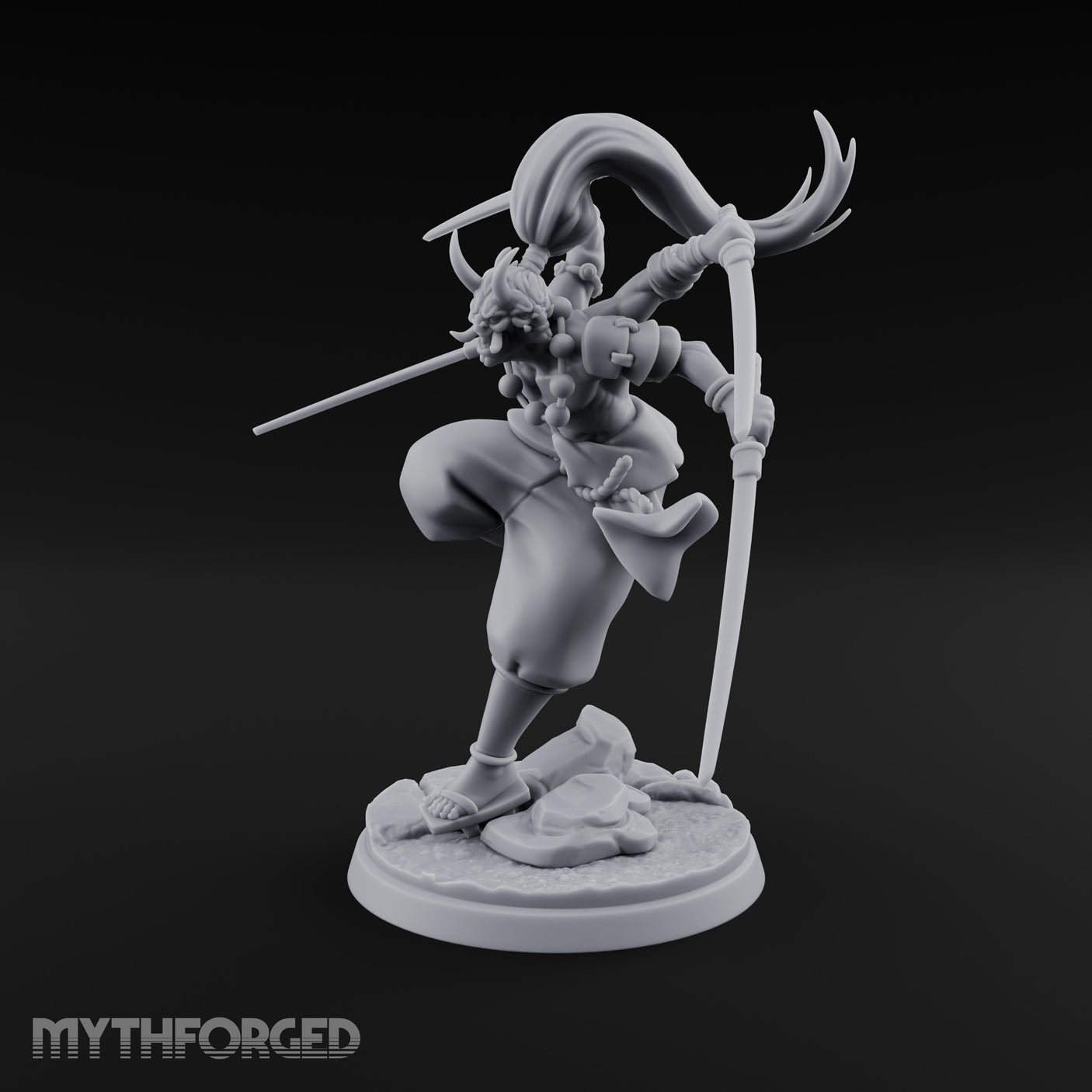 Four Blades Spinning Oni Bladedancer gallery 7