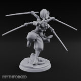 Four Blades Spinning Oni Bladedancer gallery 9