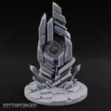 Crystalline Monolith Rising Obelisk Sentinel Miniature for Dungeons and Dragons, Pathfinder or other TTRPGs