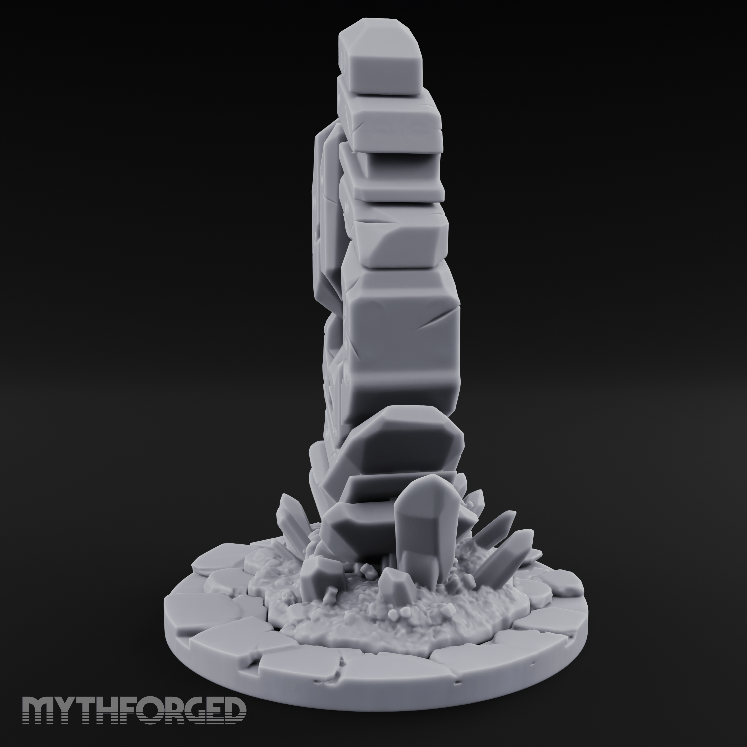 Crystalline Monolith Rising Obelisk Sentinel