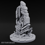 Crystalline Monolith Rising Obelisk Sentinel Miniature for Dungeons and Dragons, Pathfinder or other TTRPGs