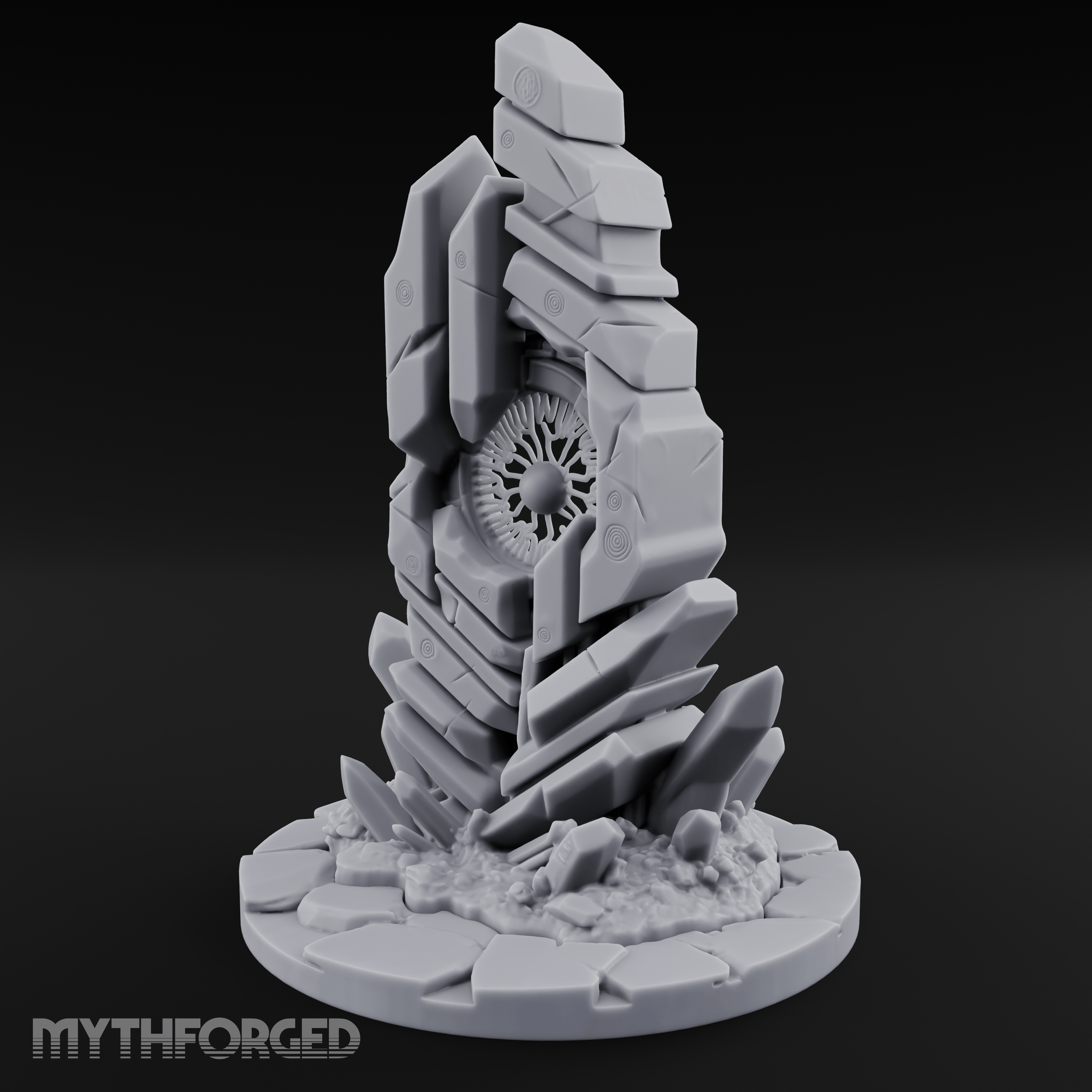 Crystalline Monolith Rising Obelisk Sentinel